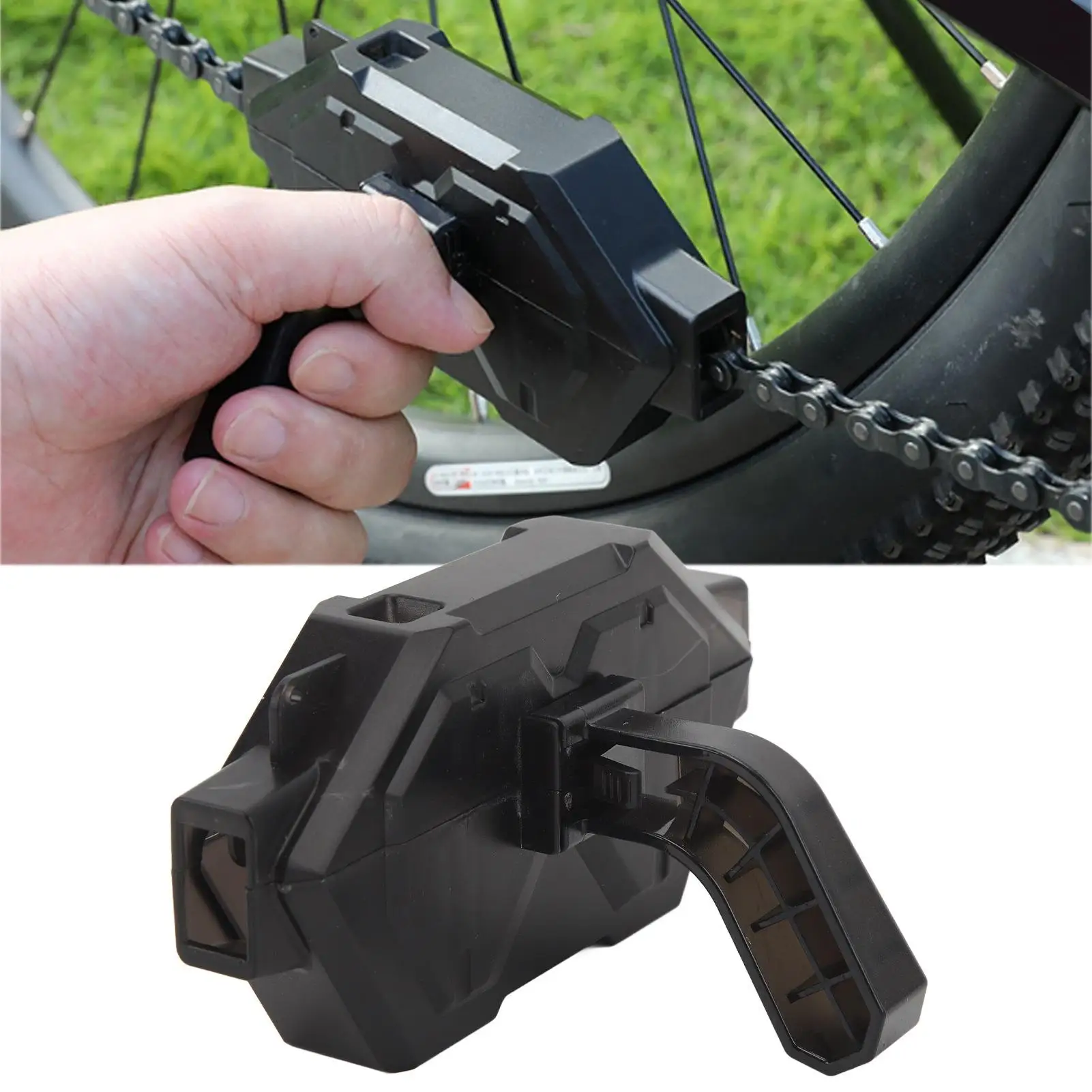 Портативный инструмент для чистки велосипедной цепи — многоразовый скребок с