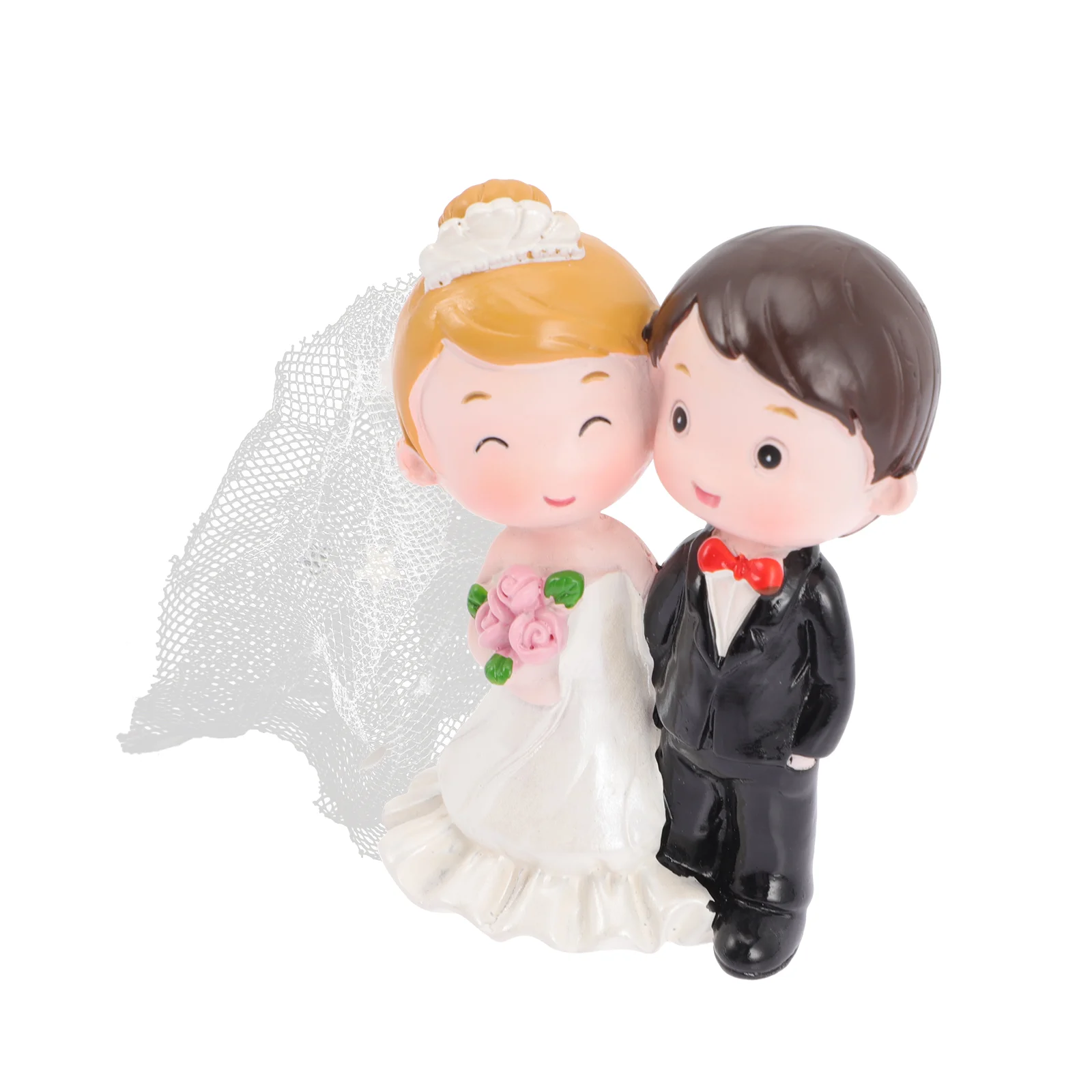 

Wedding Couple Statues Desktop Bride and Groom Figures Cake Ornaments Toppers