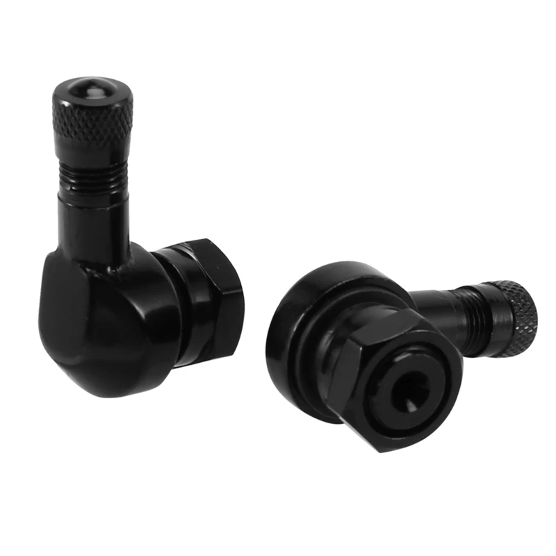 

Black Aluminum Alloy Motorcycle Tire Valve 90 Degree Angle Wheel Tire Valve Tubeless Valve Motorcycle Parts Suitable For Honda K