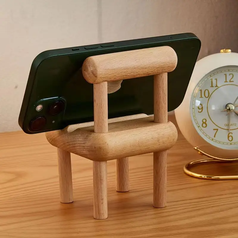 1 шт. универсальный деревянный держатель для телефона