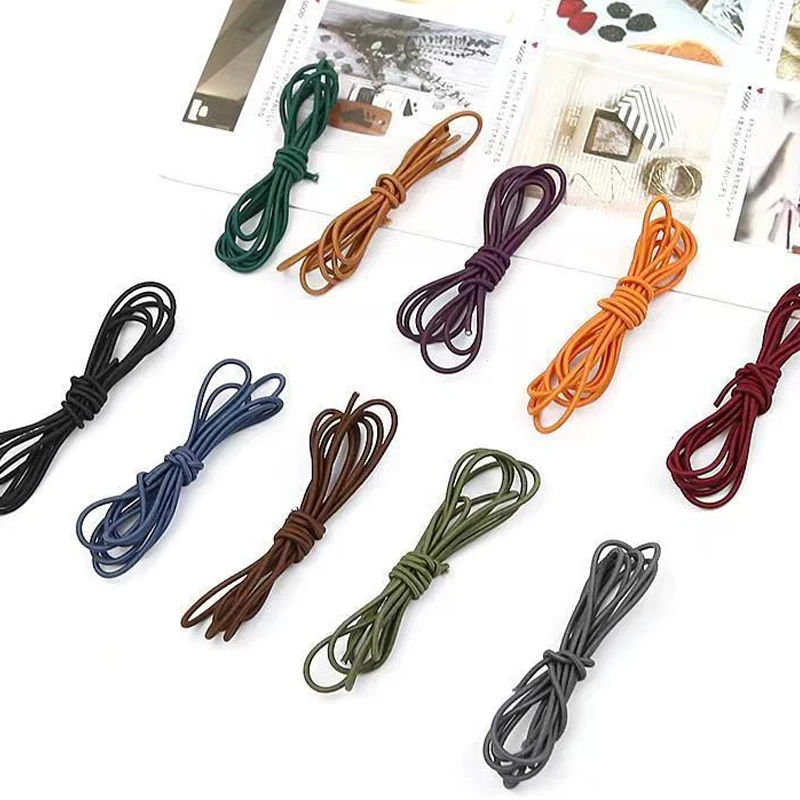 

1Meter Vintage Travelers Notebook Rubber Elastic Band Inner Page Filler Paper Refill Cord 1.5mm Nylon Rope Journal Accessories