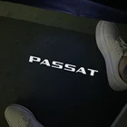 2 шт., светодиодсветильник автомобильные наклейки для дверей Passat B5 B5.5 1998 1999 2000 2001 2002 2003 2004 2005