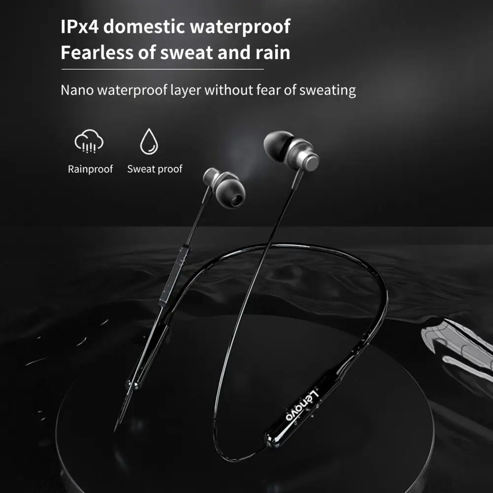 

Wireless Earbud Portable Stable Transmission Ergonomic Bluetooth-compatible5.0 HiFi Neck Hanging Earbud Audio Accessories