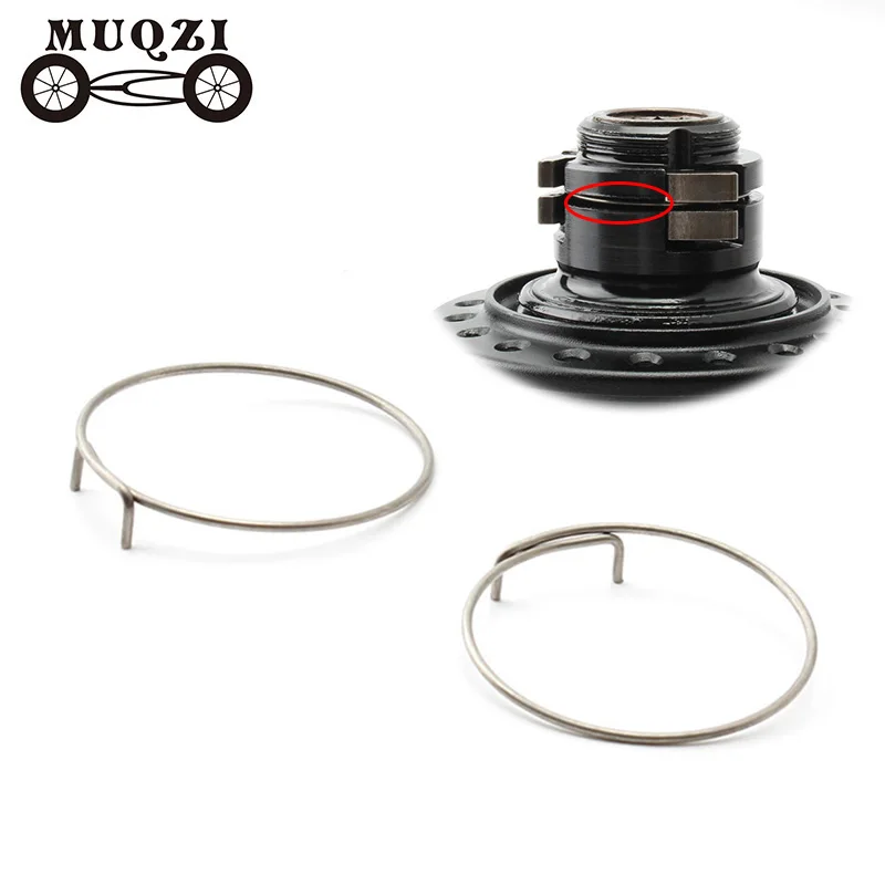 

MUQZI 2Pcs Bike Freehub Spring Stainless Steel Tower Base Bicycle Freehub Pawl Spring For MTB Road Bicycle Hub Repair Accessory