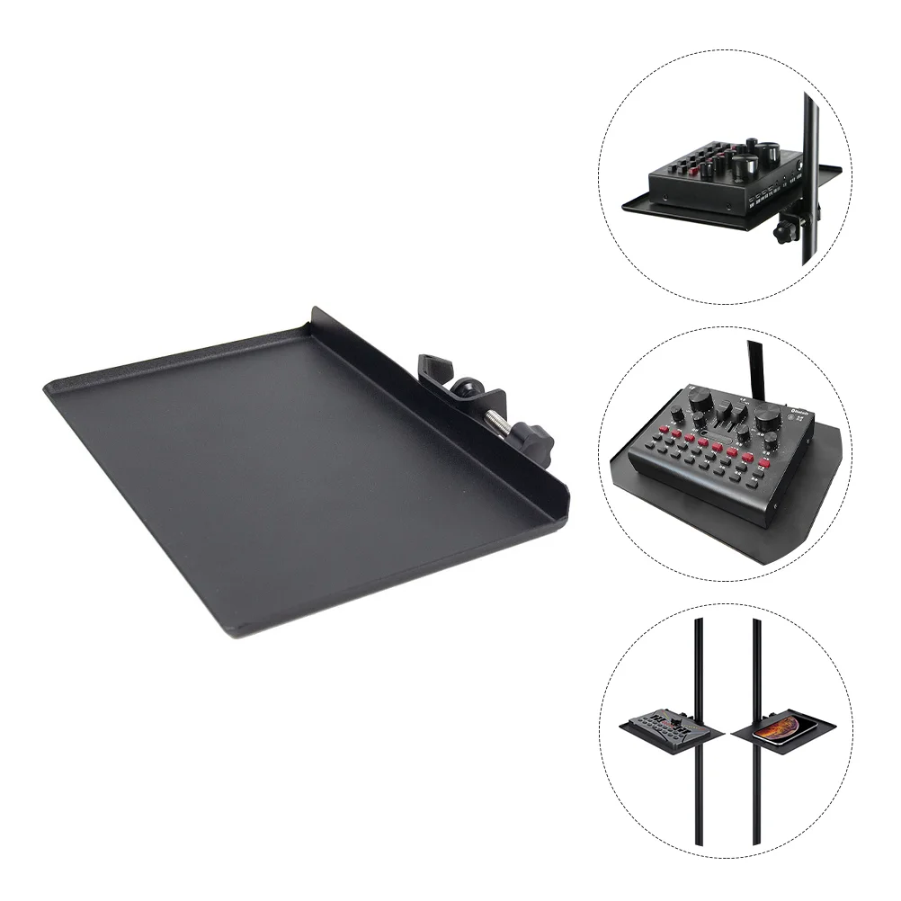 

Universal Sound Storage Tray Live Broadcast Iron Microphone Mic Rack Stand