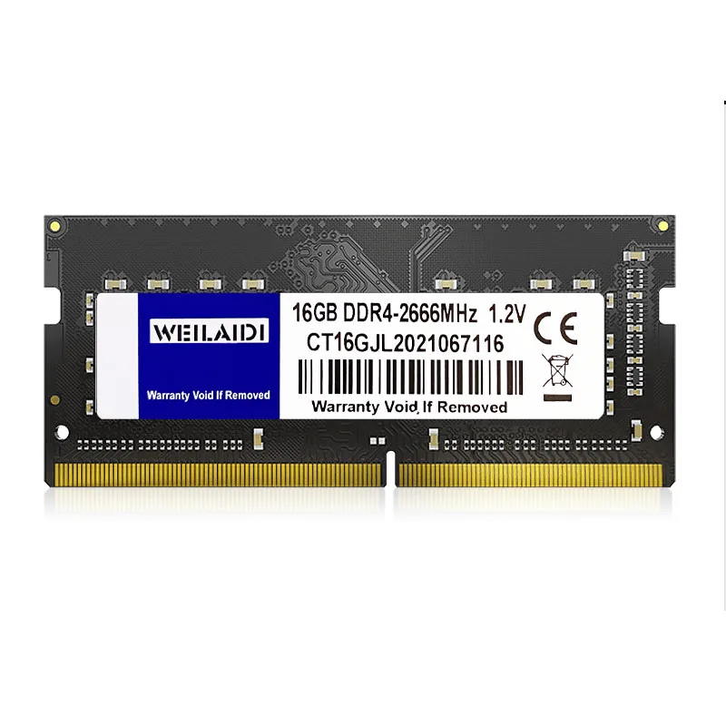 Оперативная память WEILAIDI DDR2 DDR3 DDR4 2 ГБ 4 8 SO-DIMM для ноутбука 533 667 800 1066 1333 1600 1866 2133 2400 2666