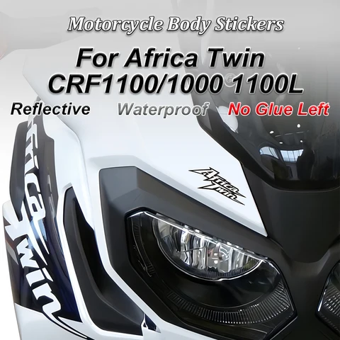 Светоотражающая наклейка на мотоцикл Africa Twin для Honda CRF1100 CRF1000 XRV 750 CRF 1100 1000 L, аксессуары для приключений и спорта