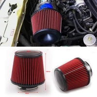 76mm 3 inch car air filter high flow intake filter sport power mesh cone cold air induction kit universal car parts