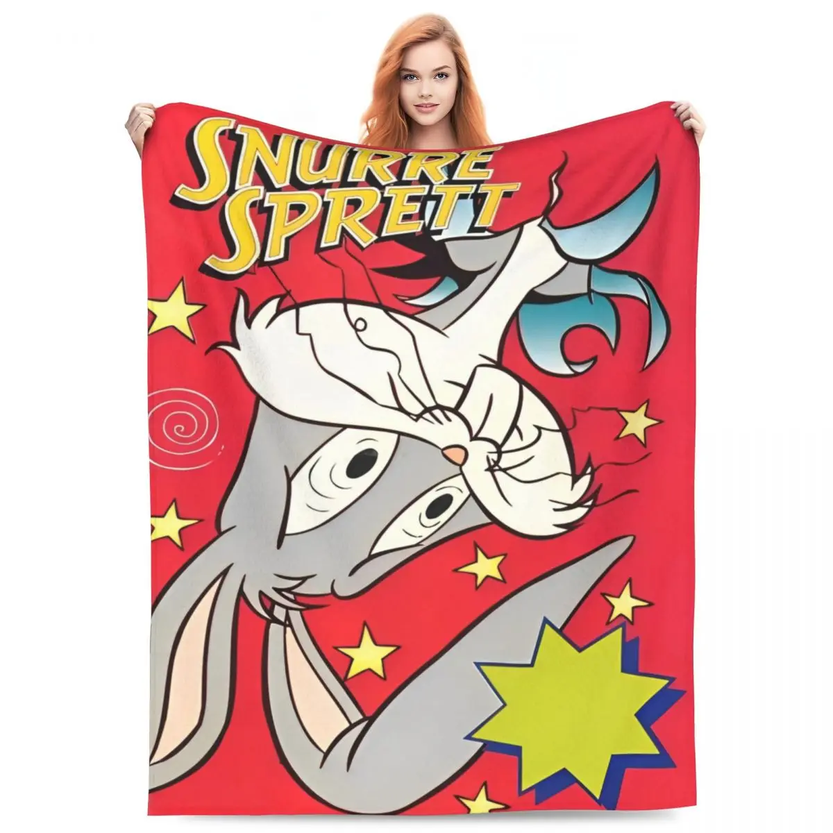 Теплое мягкое одеяло для путешествий офиса Bugs Bunny Miniso пледы фланелевое покрывало