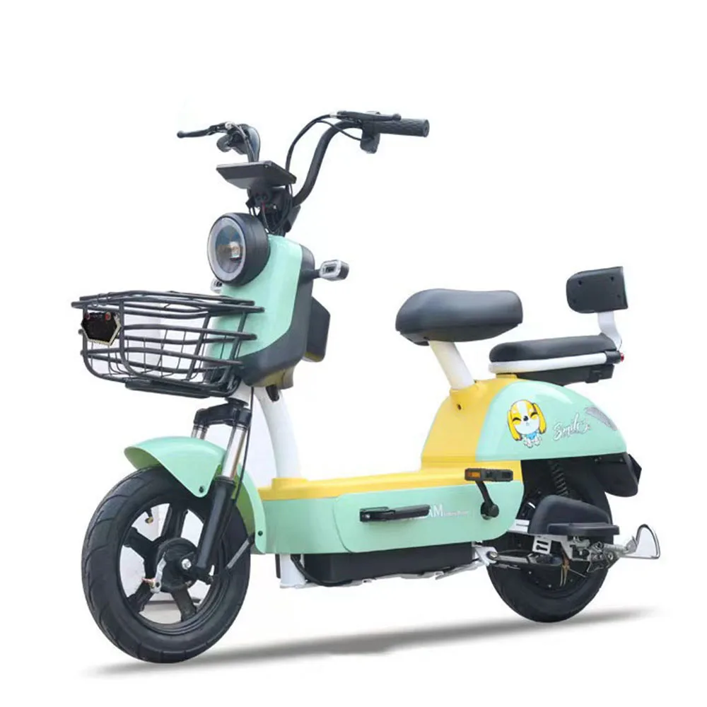 

48V Electromobile 350W Lithium Battery Dual Shock Absorption Vacuum Tire High Carbon Steel Frame Brushless Motor