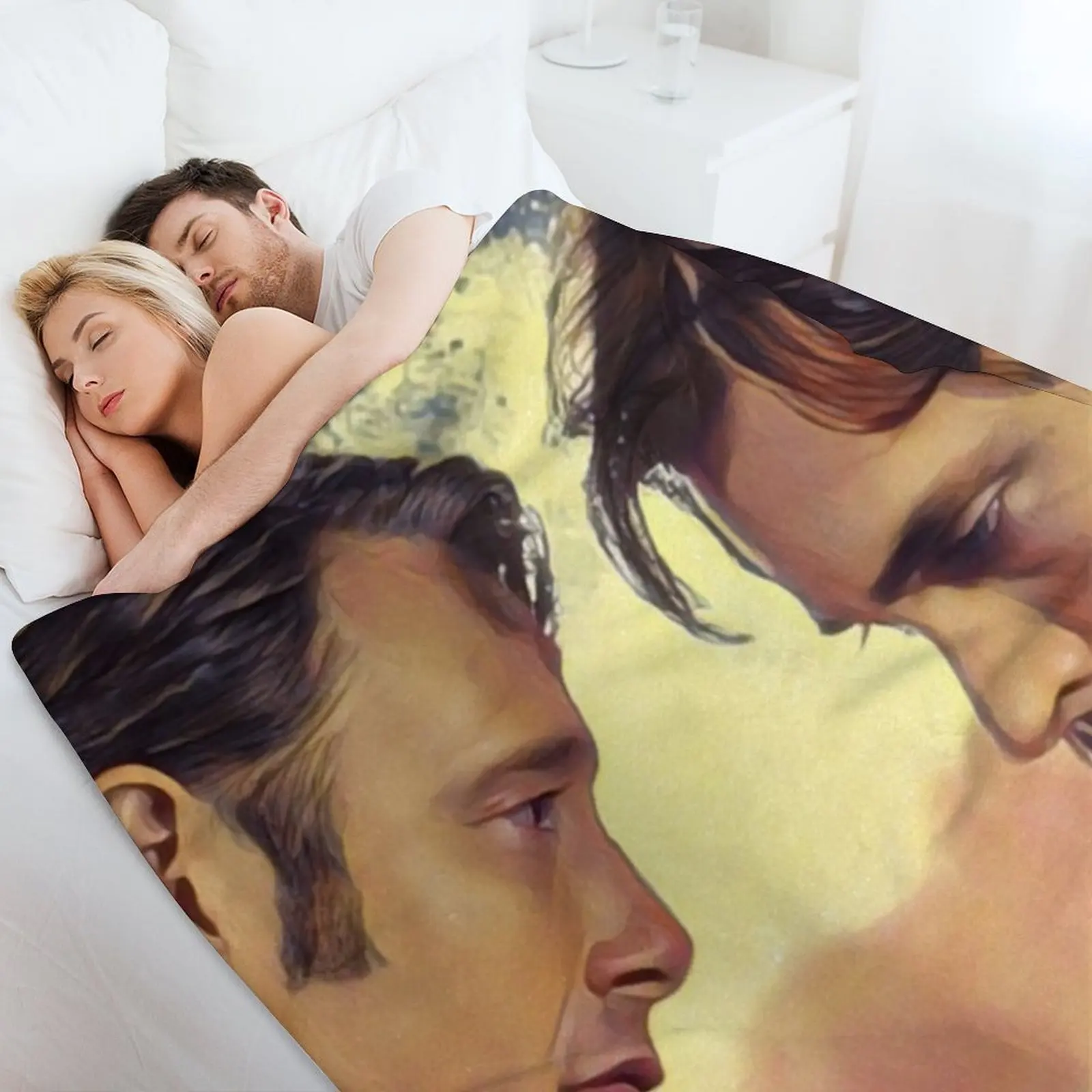 Ганнибал и воил Ханниграм Закат без текста Плед Одеяла для пикника Диван