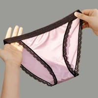 panties for women ice silk female underwear soft cozy underwear women ultra thin sexy lingerie fashion bikini pink underpants