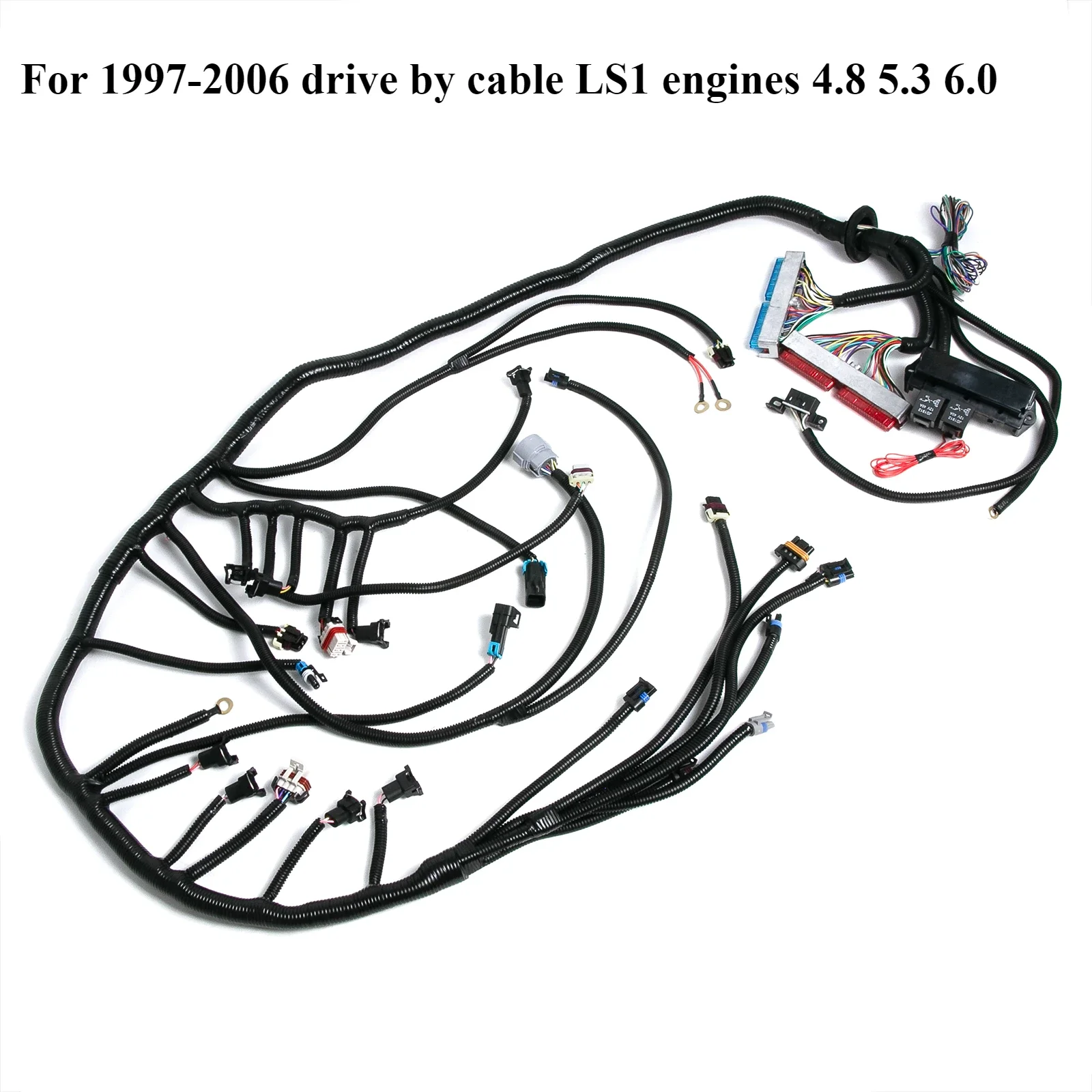 Автономный жгут для привода по кабелю DBC 1997-06 LS1 SWAP 4 8 5 3 LS 4L60E автомобильные