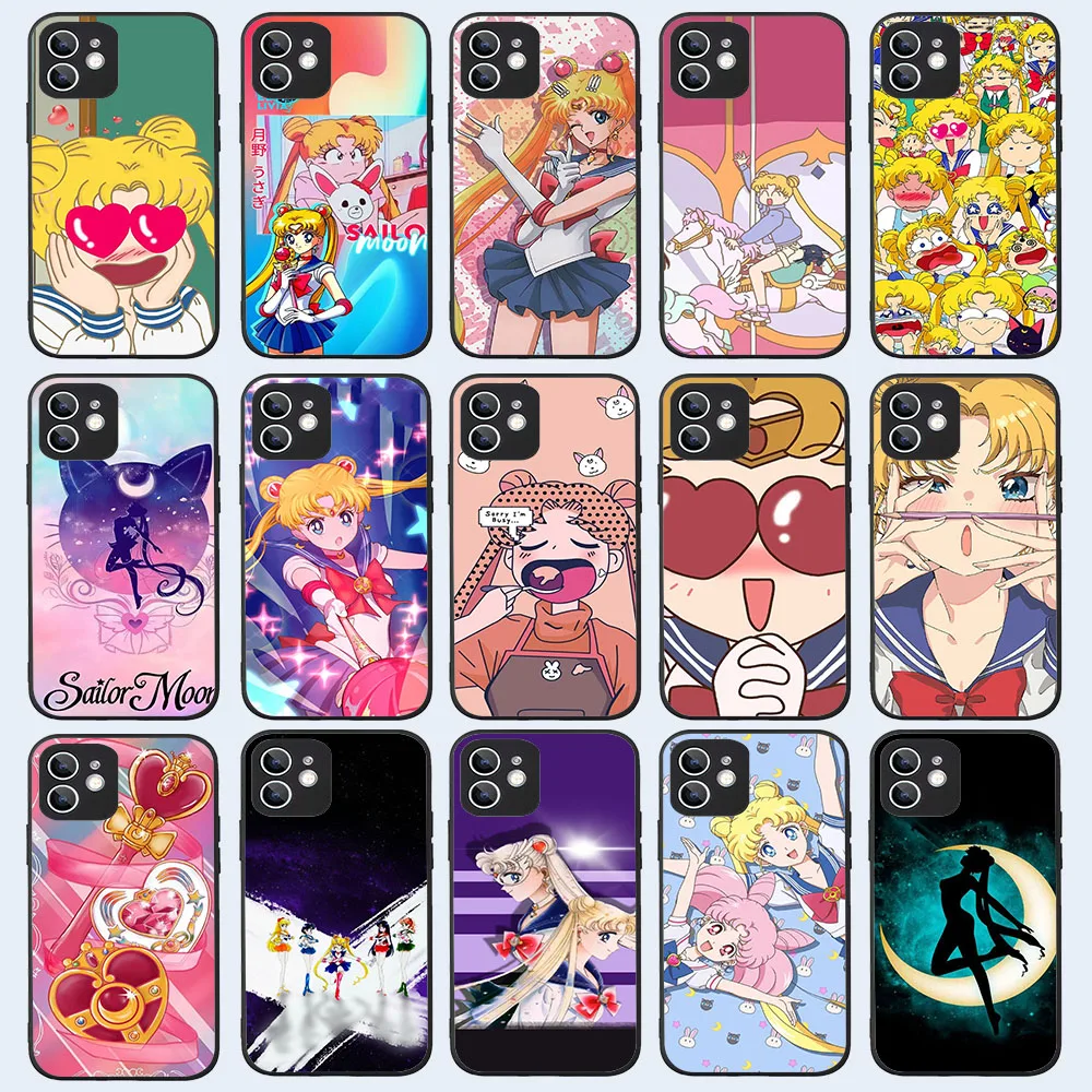 

YS-4 Anime Sailor Moon Soft Case for Huawe Y6P Y6 Y6S Y7A Y9P Y9A Y5P Y7 Y9 Nova 2 2i 3 3i 4E 7SE 5T Prime Lite