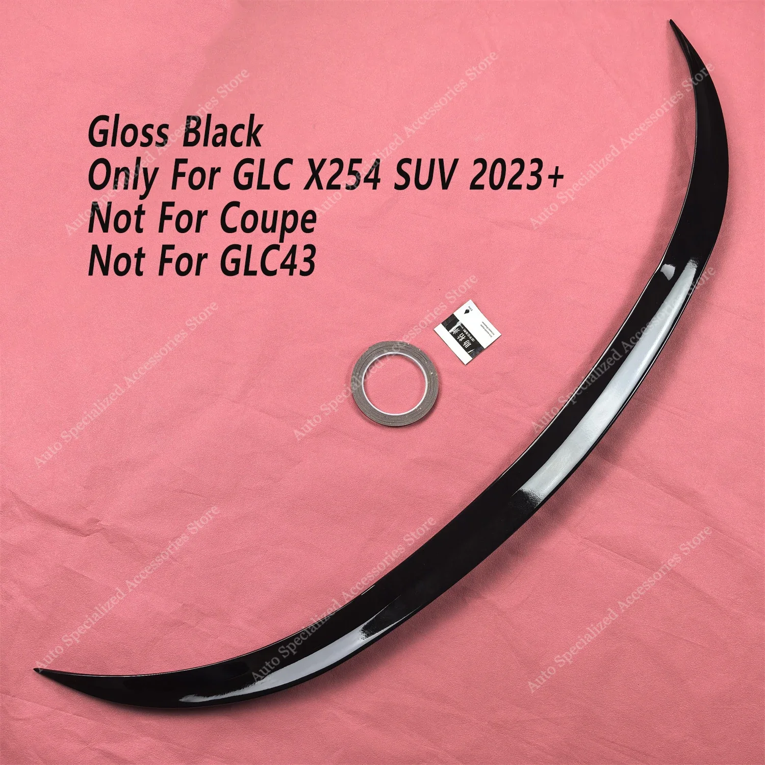 

GLC43 Стиль глянцевый черный задний спойлер Крыло для Mercedes X254 GLC 220d 250 250d 300 400 2023 2024 2025 Крышки спойлера заднего багажника