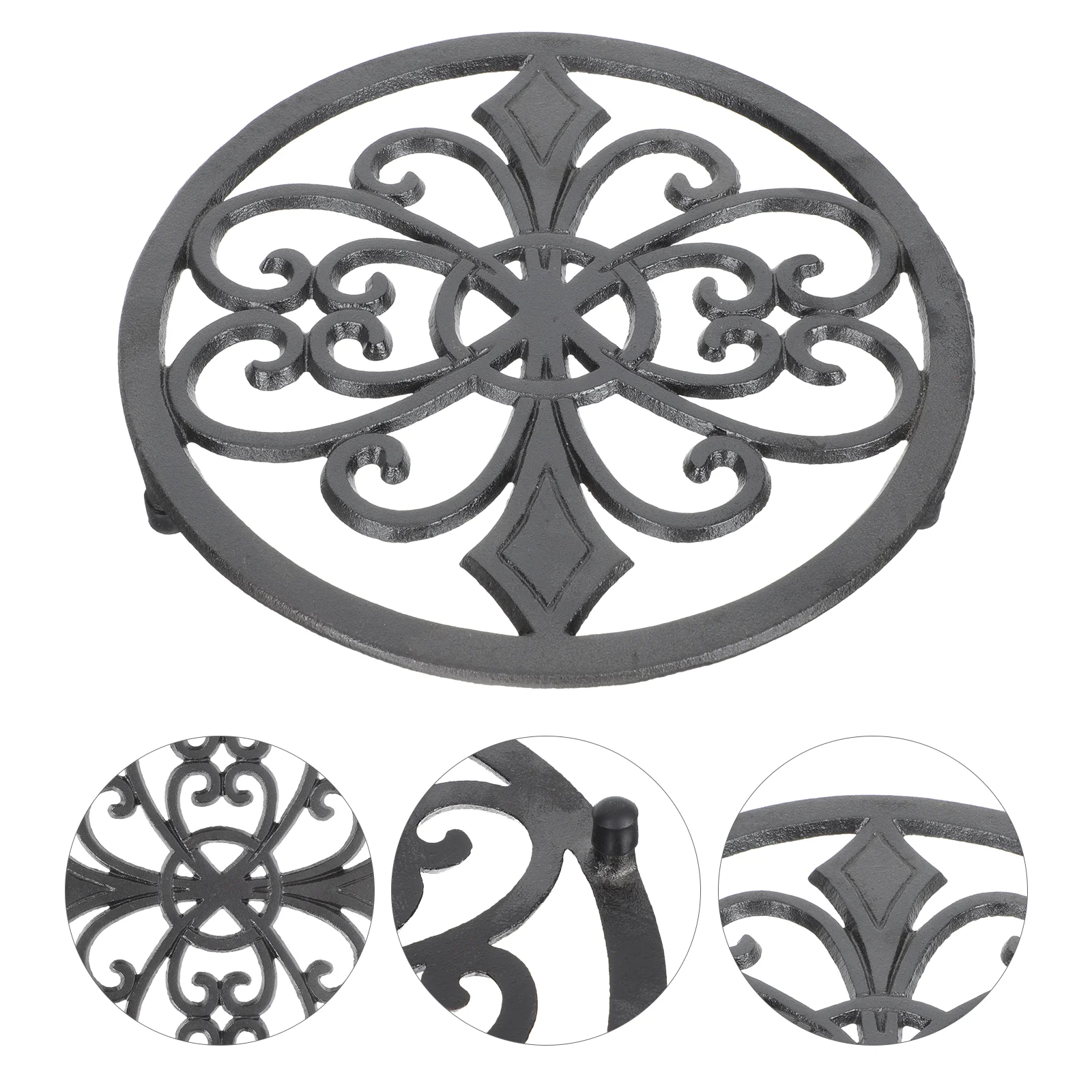

Kitchen Hot Pot Holder Table Pot Mat Drink Coasters Set Decorative Place Mat Plate Placemat Cast Iron Pot Stand