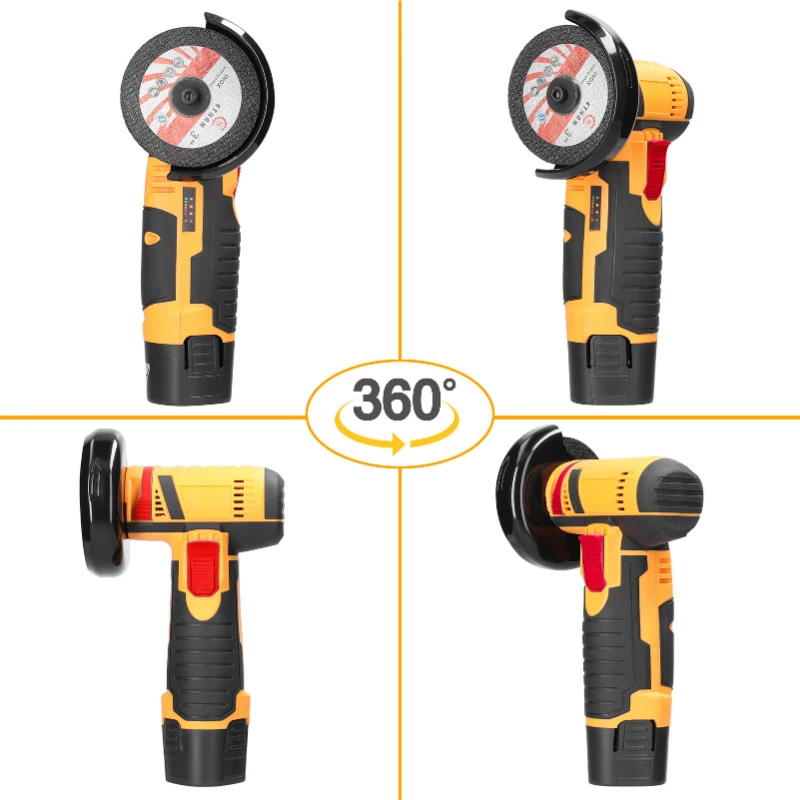 Беспроводная угловая шлифовальная машина перезаряжаемый шлифовальный