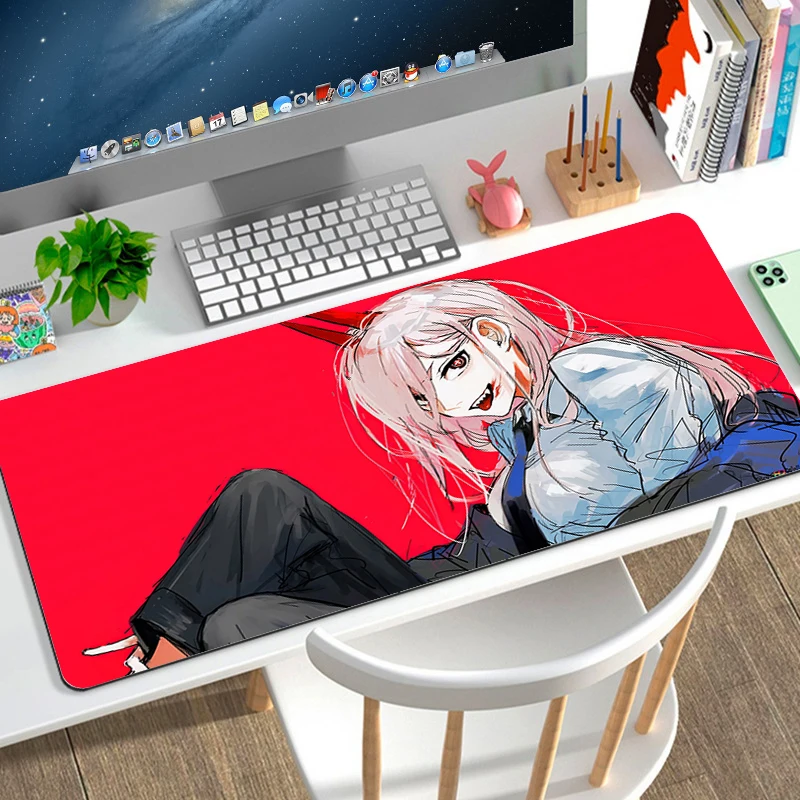 

Mousepad Gamer Cabinet Chainsaw Man Gaming Pc Accessories Non-slip Mat Mouse Pads Mausepad Deskmat Keyboard Pad Mats Mause Anime
