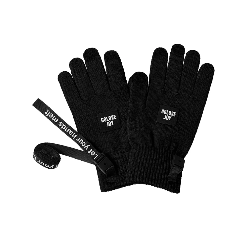 

Portable Gloves Knitted Gloves Anti-slip High Friction Polyester Thicken Warm Camping Cycling Cycling Clothing
