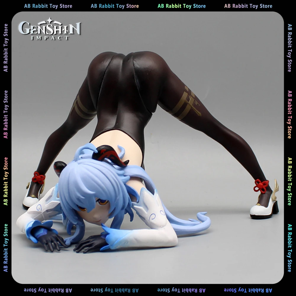 

Ganyu Anime Figure Genshin Impact Figures on All Fours Position Figurine 12cm Pvc Statue Model Collectible Desk Decora Toys Gift