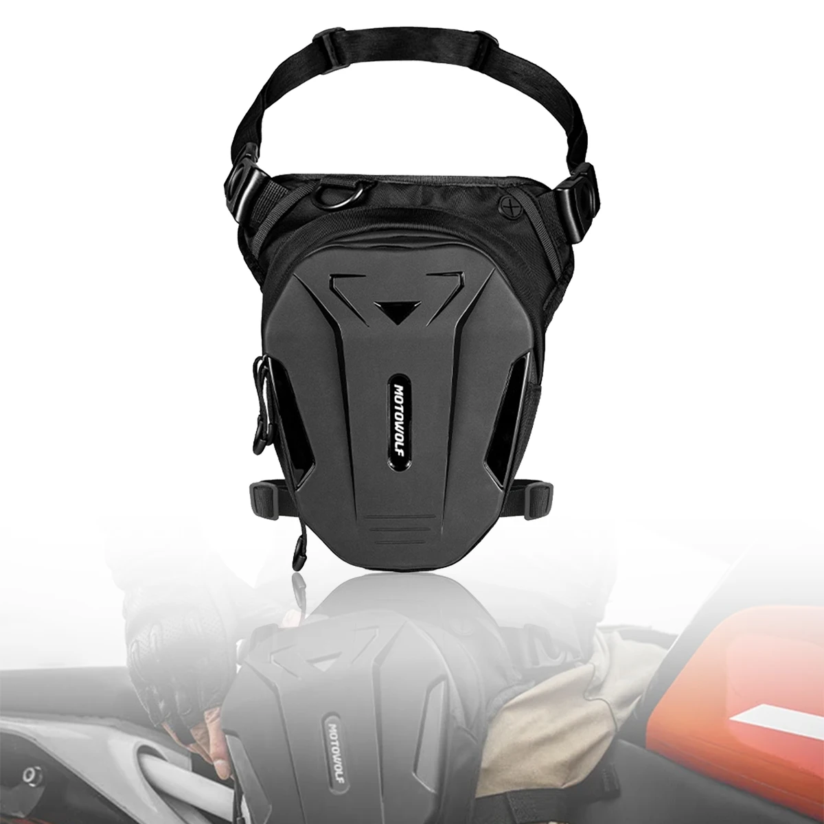 

Набедренная сумка, мотоциклетная сумка на бедро, тактическая поясная сумка, мотоциклетная сумка, водонепроницаемая черная