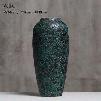 

Керамическая ваза Jingdezhen, темно-синяя