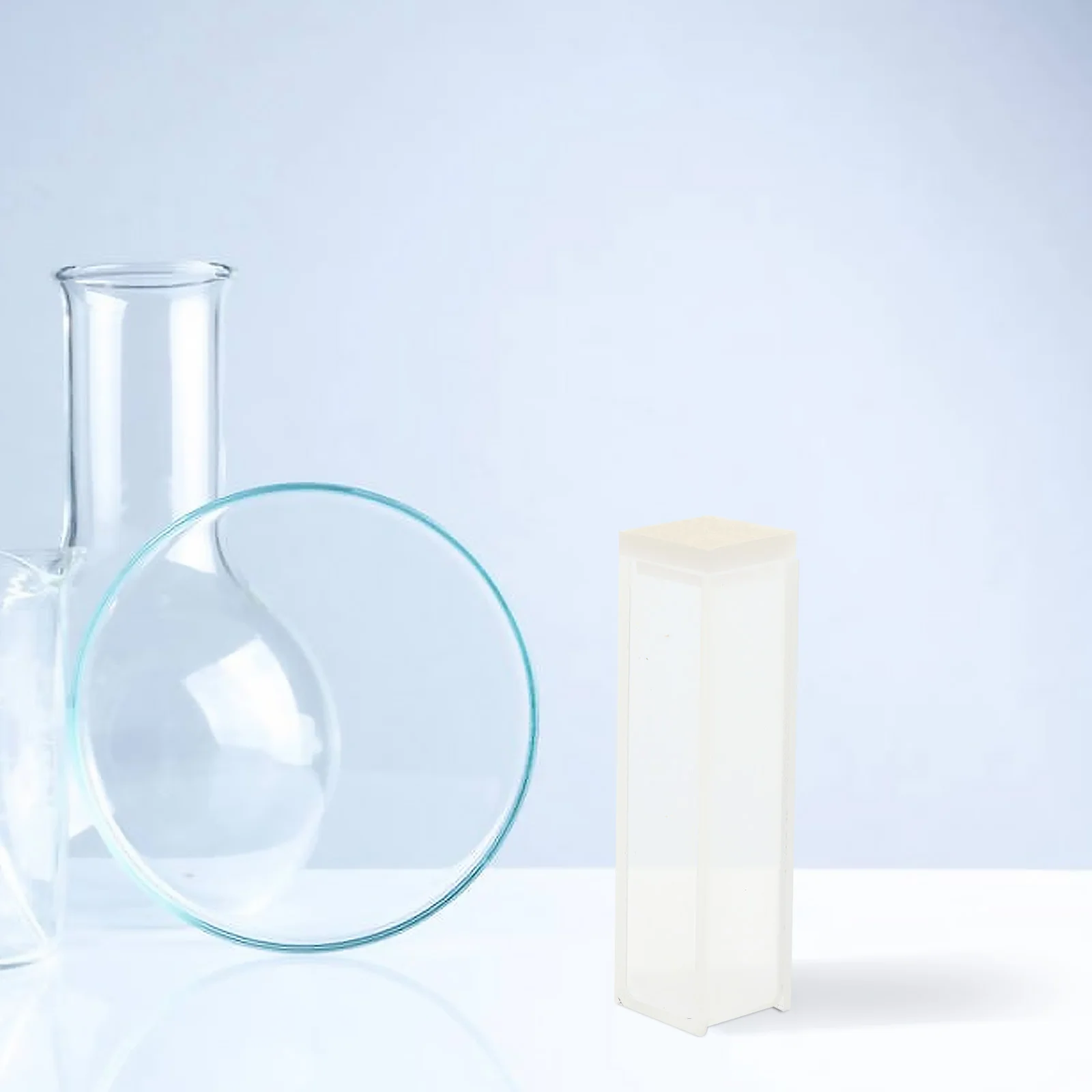 2 шт. кварцевая кювета лабораторный образец спектрофотометрия высокая