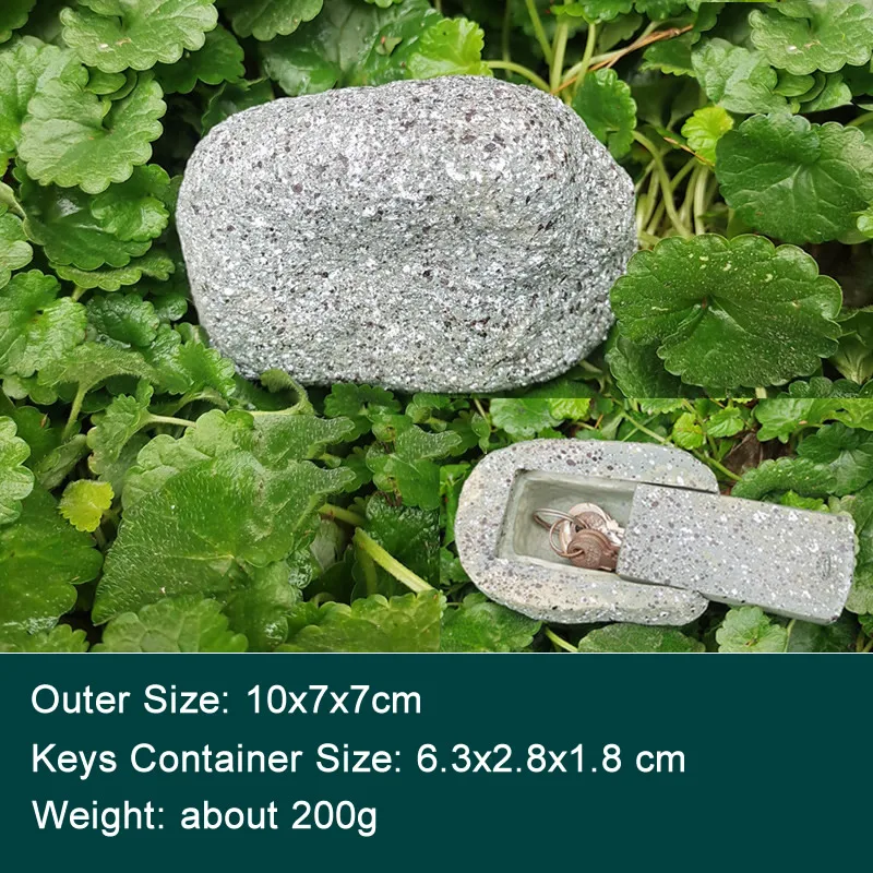 

Креативный открытый садовый Сейф для ключей, скрытые ключи из камня, безопасный ящик для хранения для дома, RV, запасные ключи, сейфы