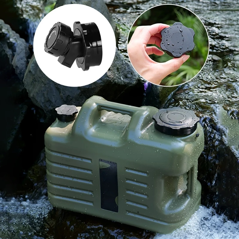 Портативное ведро для воды 11 л вместительный контейнер со съемным краном