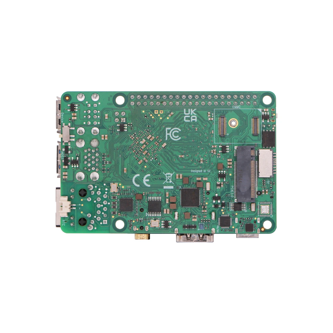 Фото AvaCoreRadxa Rock 3a RK3568 4-ядерный процессор SBC, GPU, NPU, с поддержкой вывода 4K, одноплатный компьютер №3