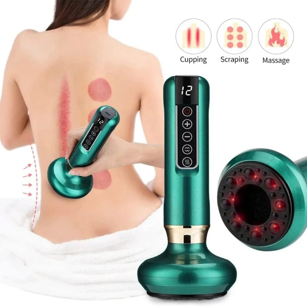 

Smart Cupping Therapy Device Portable Acupoint Scraping Apparatus Electric Suction Massager Vacuum Guasha Scraping Fat Burner