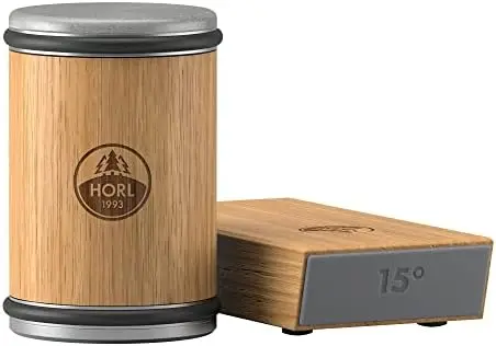 

Walnut Rolling Knife Sharpener Engineered in Germany for Straight Edge with Industry Diamonds for Steel of any hardness and Ang