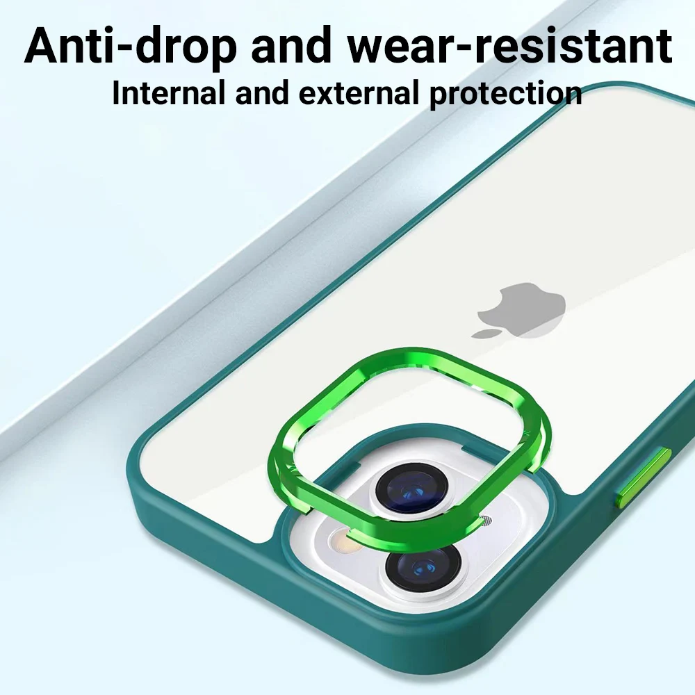 3 в 1 противоударный чехол для iPhone 13 прозрачный 11 12 Pro Max 7 8 6 Plus XR X XS SE 2 - купить по