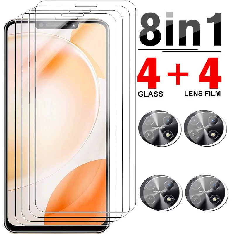 

8in1 Camera Film Protective Glass For Huawei Enjoy 60X Screen Protector For Huawei nova Y91 novay91 6.95inch Tempered Glass 2023
