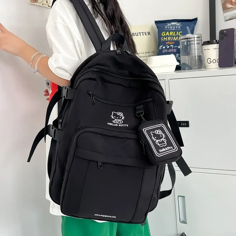 Новый школьный портфель Sanrio Hello Kitty водонепроницаемый устойчивый к пятнам