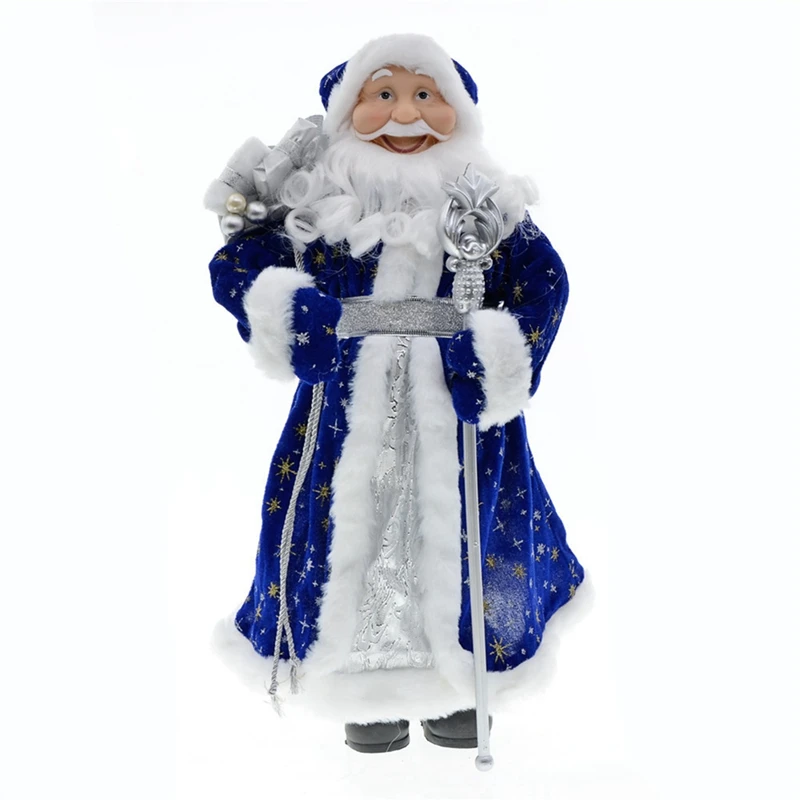 

45cm Christmas Decorations for Home Santa Claus Doll New Year Children's Gifts Hotel Coffee Shop Window Ornaments