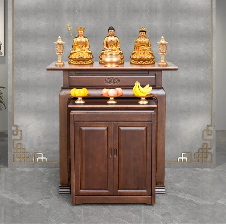 Fotai небольшой стол для новей из цельного дерева благовоний домашняя фея семейная