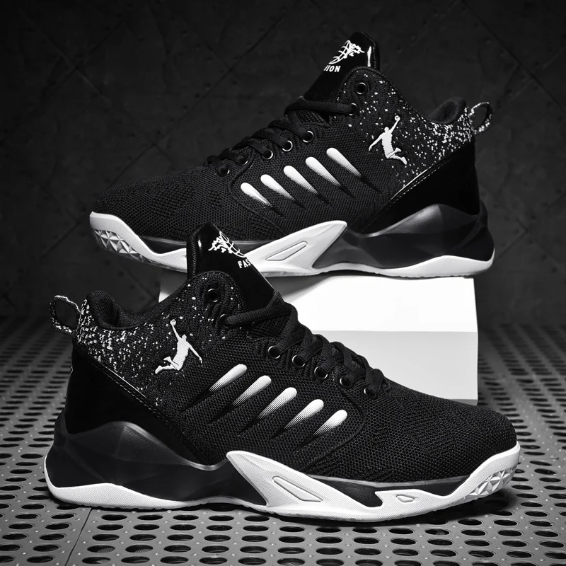 

Баскетбольные кроссовки унисекс, дышащие, для пар, белые, ретро размеры 36-46