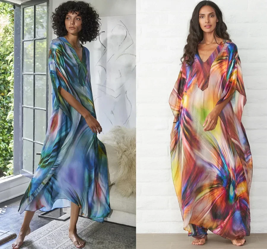 Быстросохнущий кафтан пляжная накидка Pareos de Playa Mujer 2023 одежда бикини большого