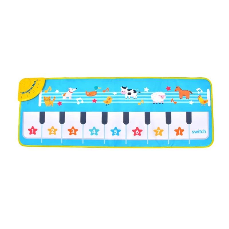 

Children's Music Piano Pad, Music Pad Keyboard With 8 Kinds Of Animal Sounds, Contact Game Pad, Dance Pad