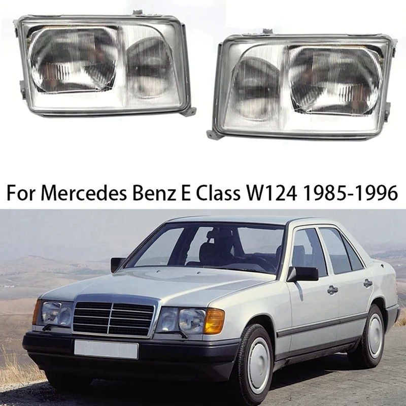 

1 Pair Car Head Light Car Head Light Accessories For Mercedes Benz E Class W124 1985-1996