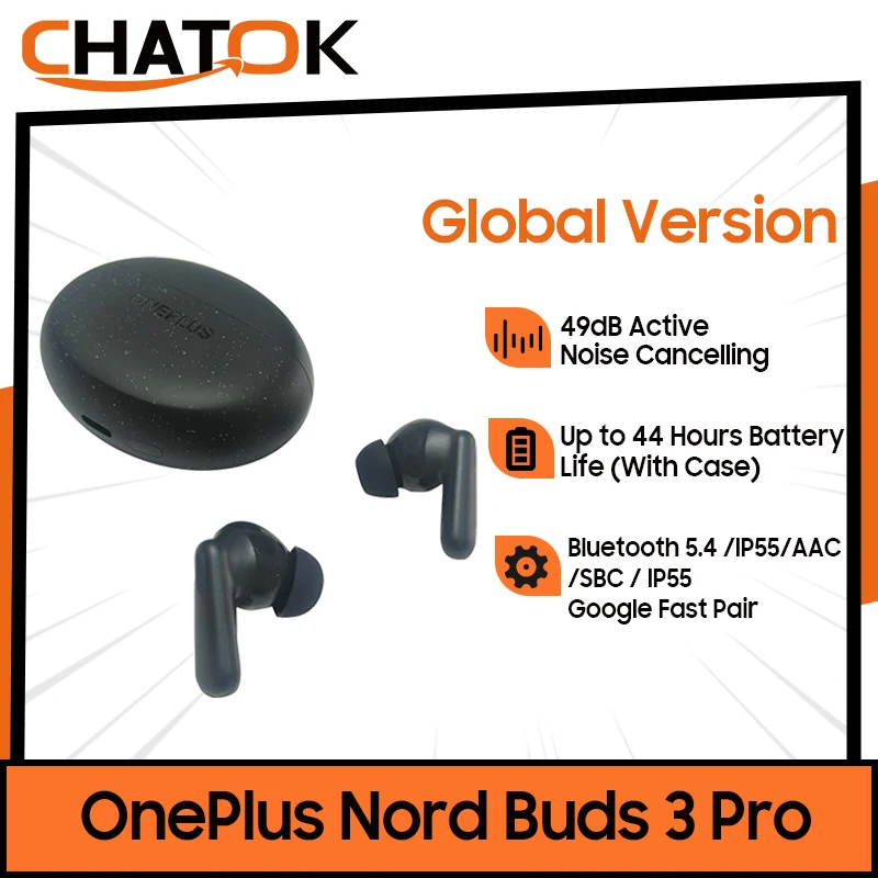 TWS-наушники Oneplus Nord Buds 3 Pro с активным шумоподавлением и поддержкой Bluetooth 5 4