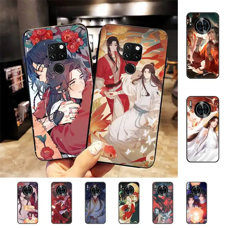

Chinese style Tian Guan Ci Fu Phone Case for Huawei Mate 20 10 9 40 30 lite pro X Nova 2 3i 7se