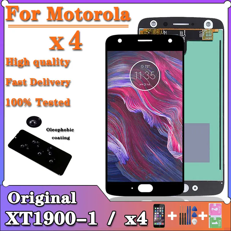 100% протестированный для Motorola Moto X4 LCD XT1900 XT1900-1 XT1900-4 XT1900-7 дисплей с сенсорным экраном, дигитайзер для ЖК-дисплея MotoX4