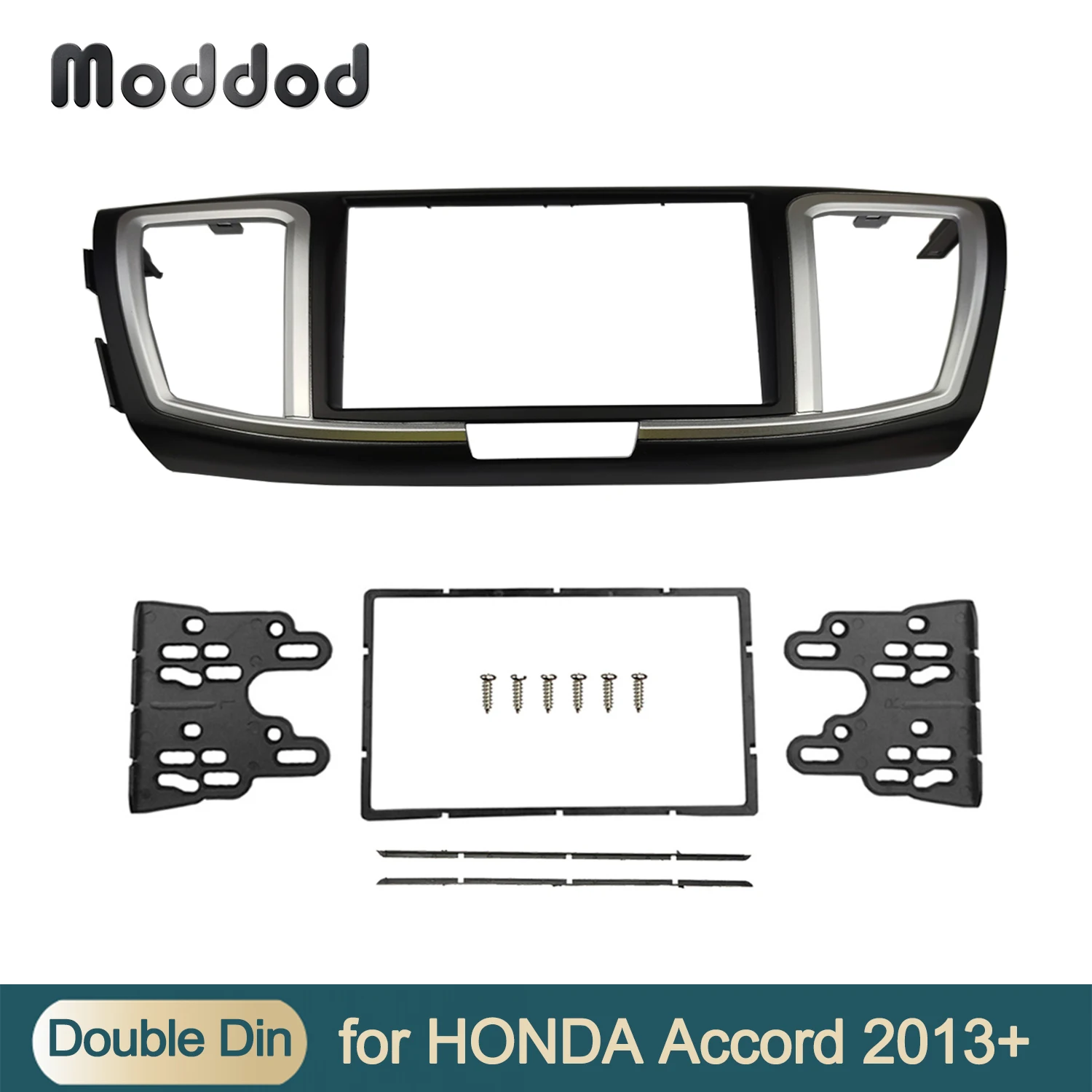 لسيارة هوندا أكورد 2013 + نوع مشترك مزدوج Din لوحة ستيريو راديو داش تصاعد تركيب طقم حواف إطار الوجه الحافة
