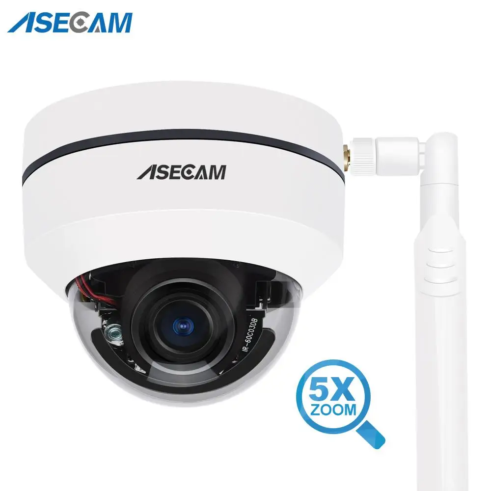 

5MP PTZ Wifi ip Camera Outdoor Dome 5X Optical Zoom Rotating Audio Onvif P2P IMX335 CamHi SD Card Slot CCTV Security Camera