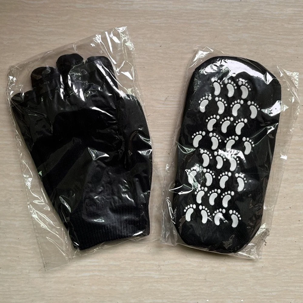 Для спа увлажняющий набор гелевых носков и перчаток отбеливающая отшелушивающая