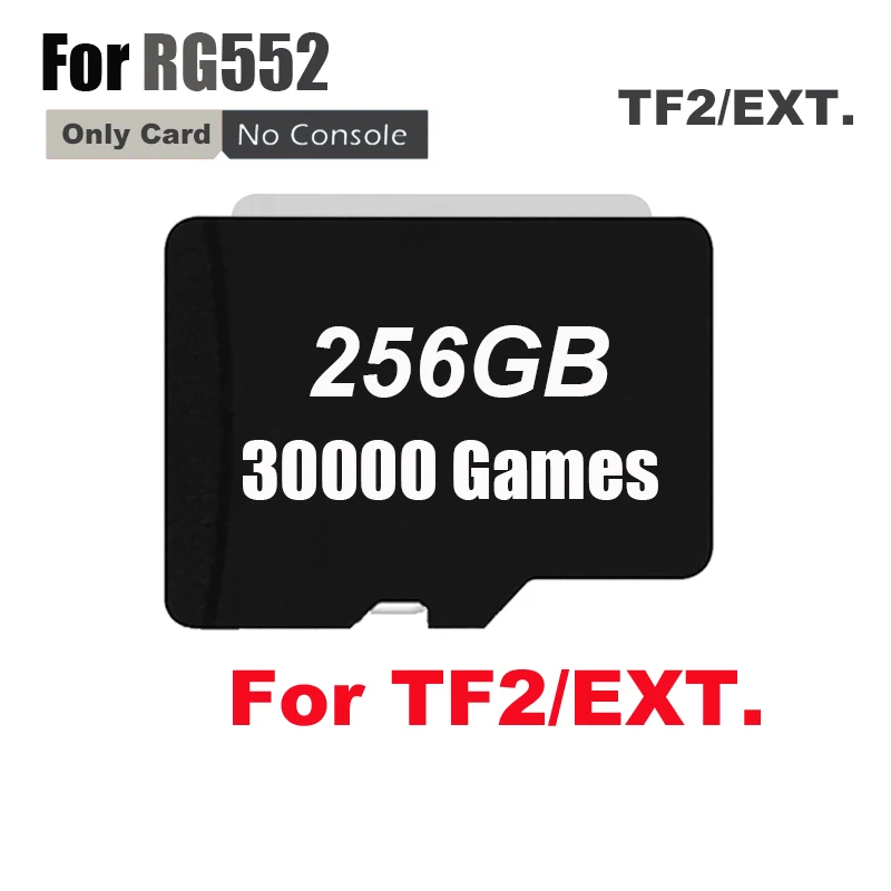 256G 40000 Game Anbernic New RG552 Retro Handheld Game Console Player TF Card Linux Android Dual System Support PS1