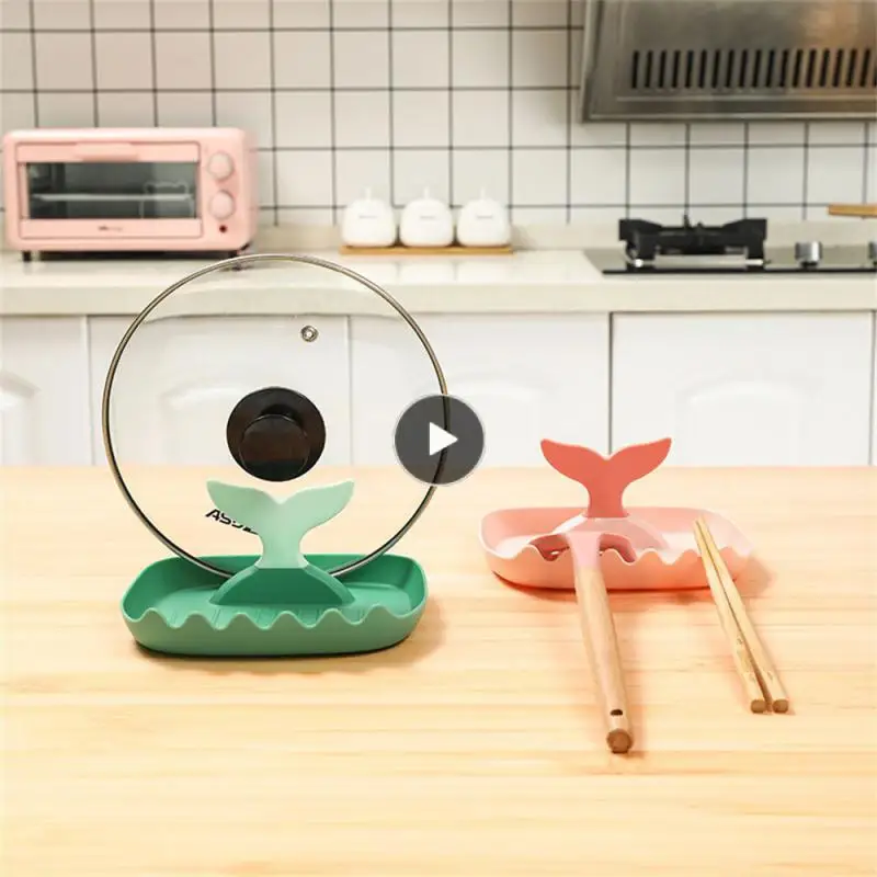 

Kitchen Storage Rack Household Desktop Pot Cover Rack Nordic Powder/ Nordic Green High Quality Soup Spoon Chopsticks Rack Rack
