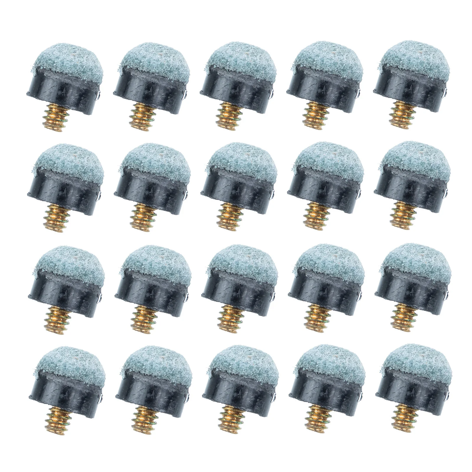 

20 Pcs Pool Cue Tip Billiard Supplies Snooker Stick Head Replaceable Tips Necessity Supply Kit